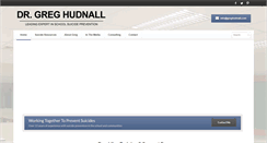 Desktop Screenshot of greghudnall.com